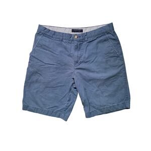 Tommy Hilfiger Classic Fit Flat Front Shorts Men’s 35 Blue